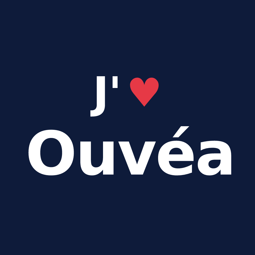 T-shirt personnalisé Ouvéa — design J'aime Ouvéa