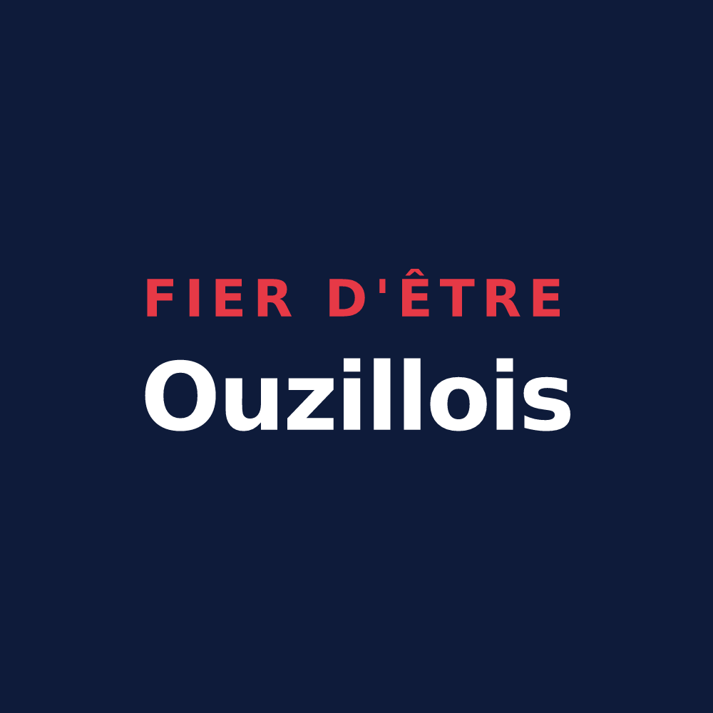 T-shirt « Fier d'être Ouzillois » — design pour Ouzilly