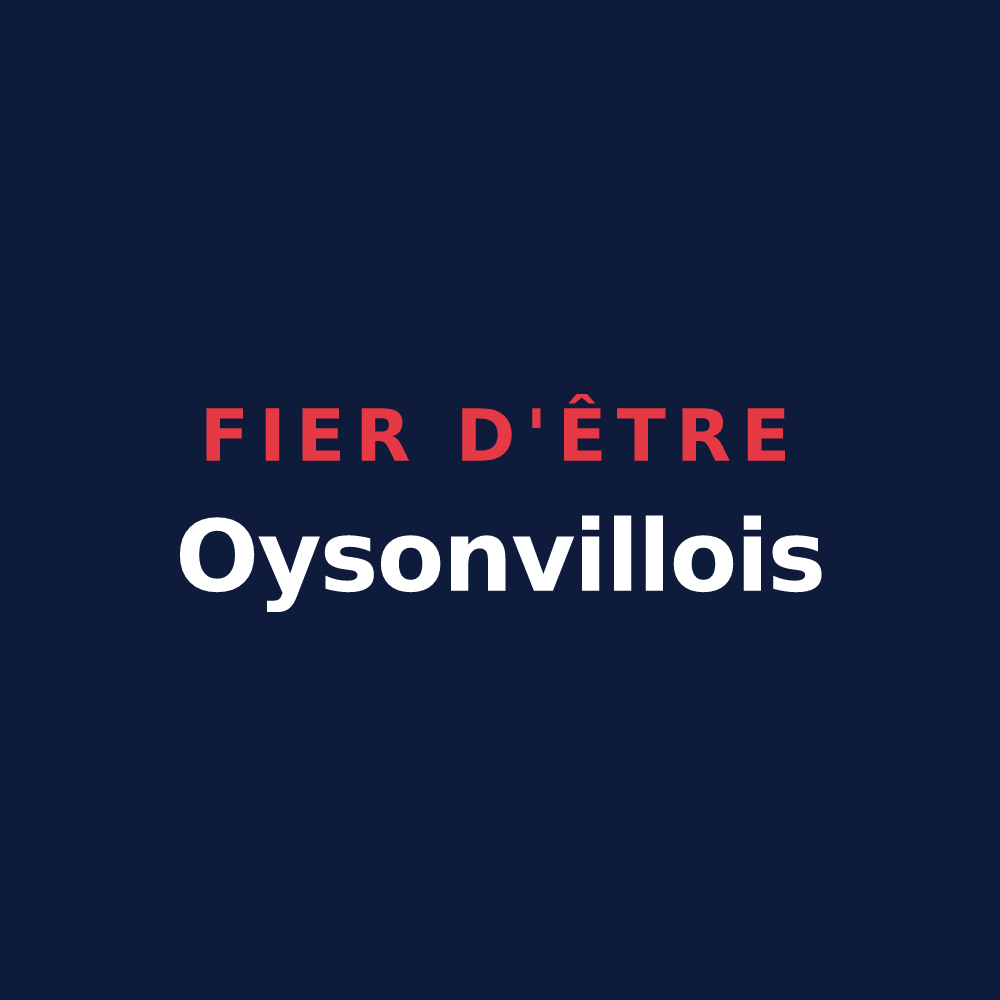 T-shirt « Fier d'être Oysonvillois » — design pour Oysonville