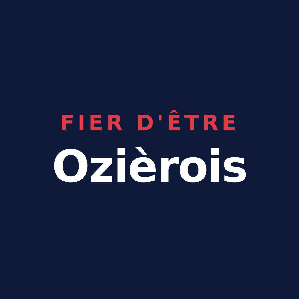 T-shirt « Fier d'être Ozièrois » — design pour Ozières