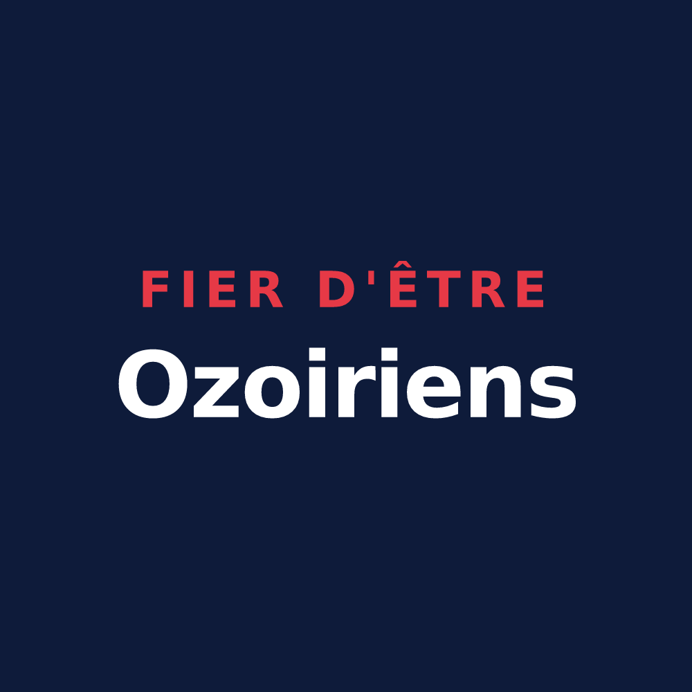 T-shirt « Fier d'être Ozoiriens » — design pour Ozoir-la-Ferrière