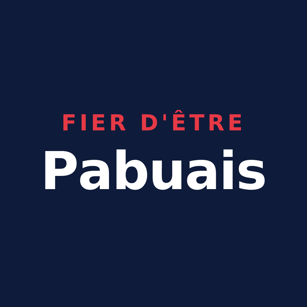 T-shirt « Fier d'être Pabuais » — design pour Pabu