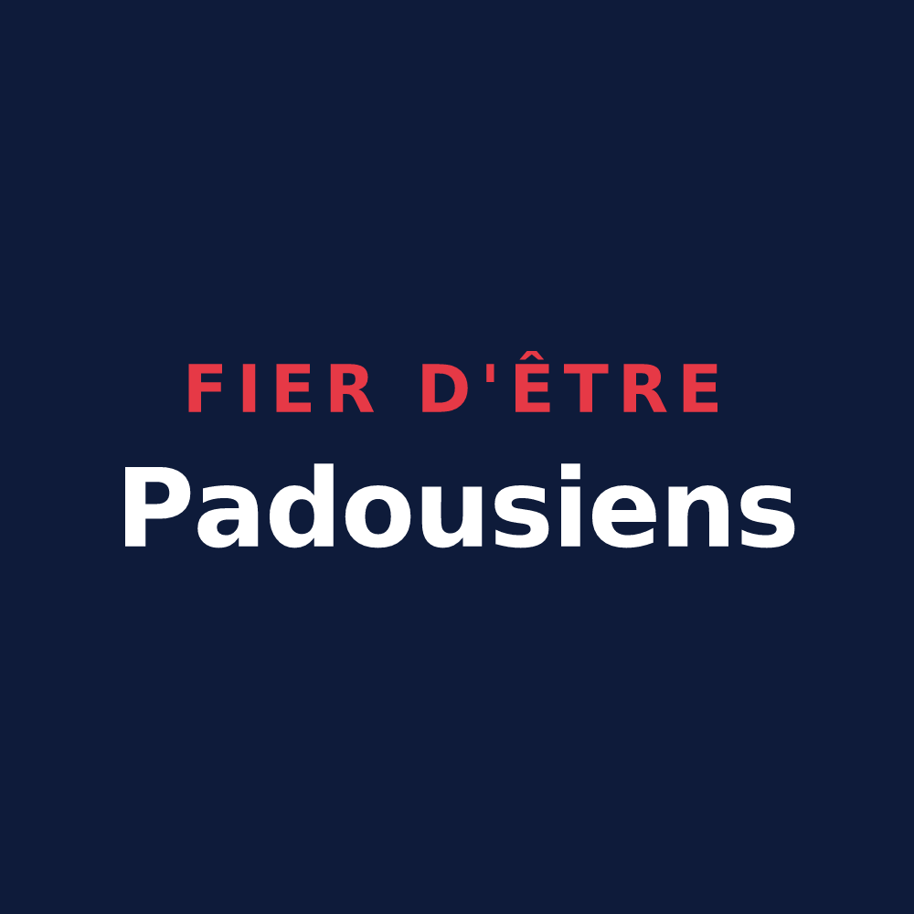 T-shirt « Fier d'être Padousiens » — design pour Padoux