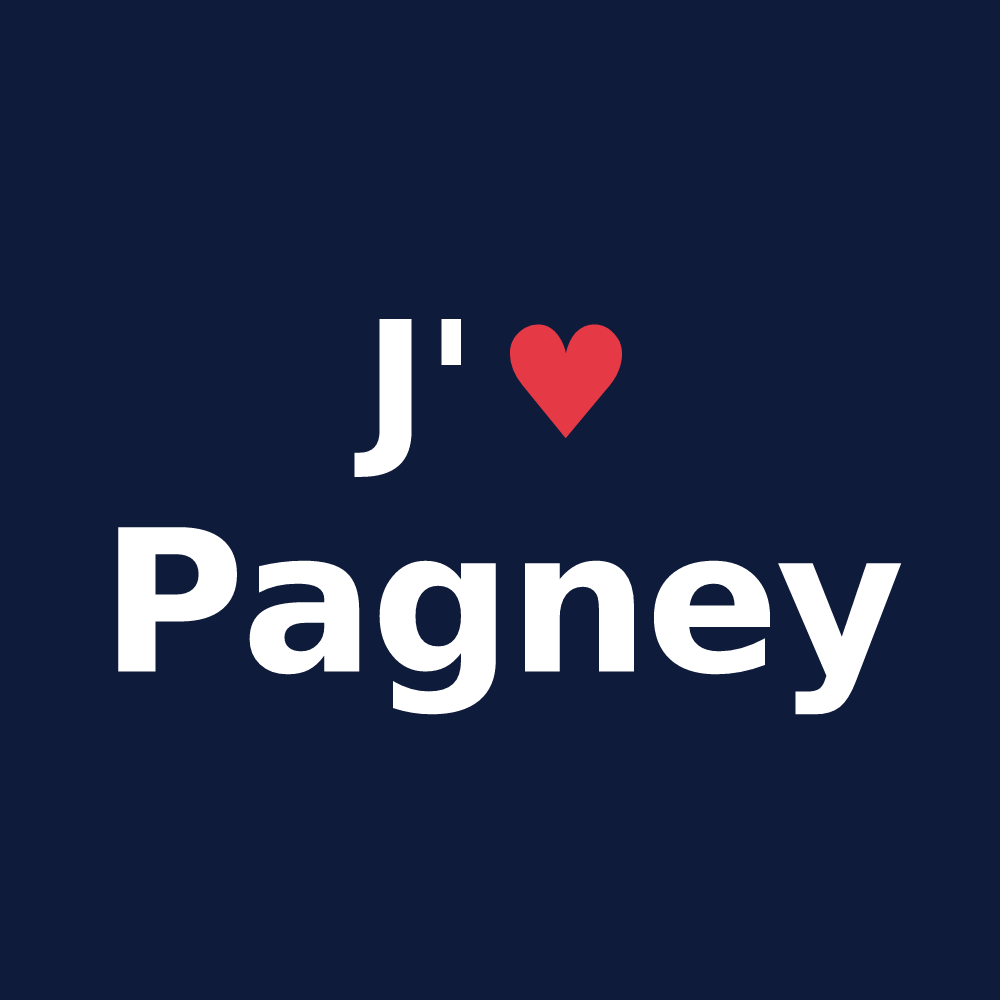 T-shirt personnalisé Pagney — design J'aime Pagney