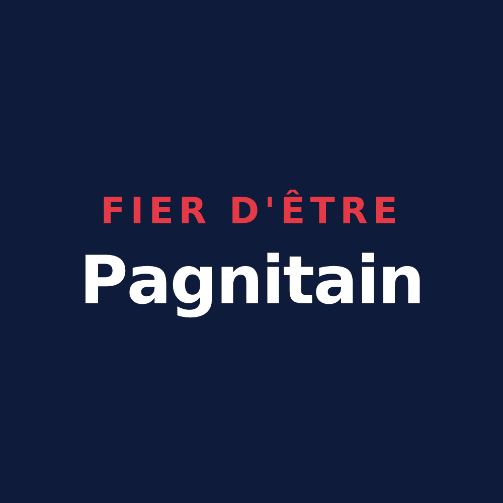 T-shirt « Fier d'être Pagnitain » — design pour Pagny-le-Château