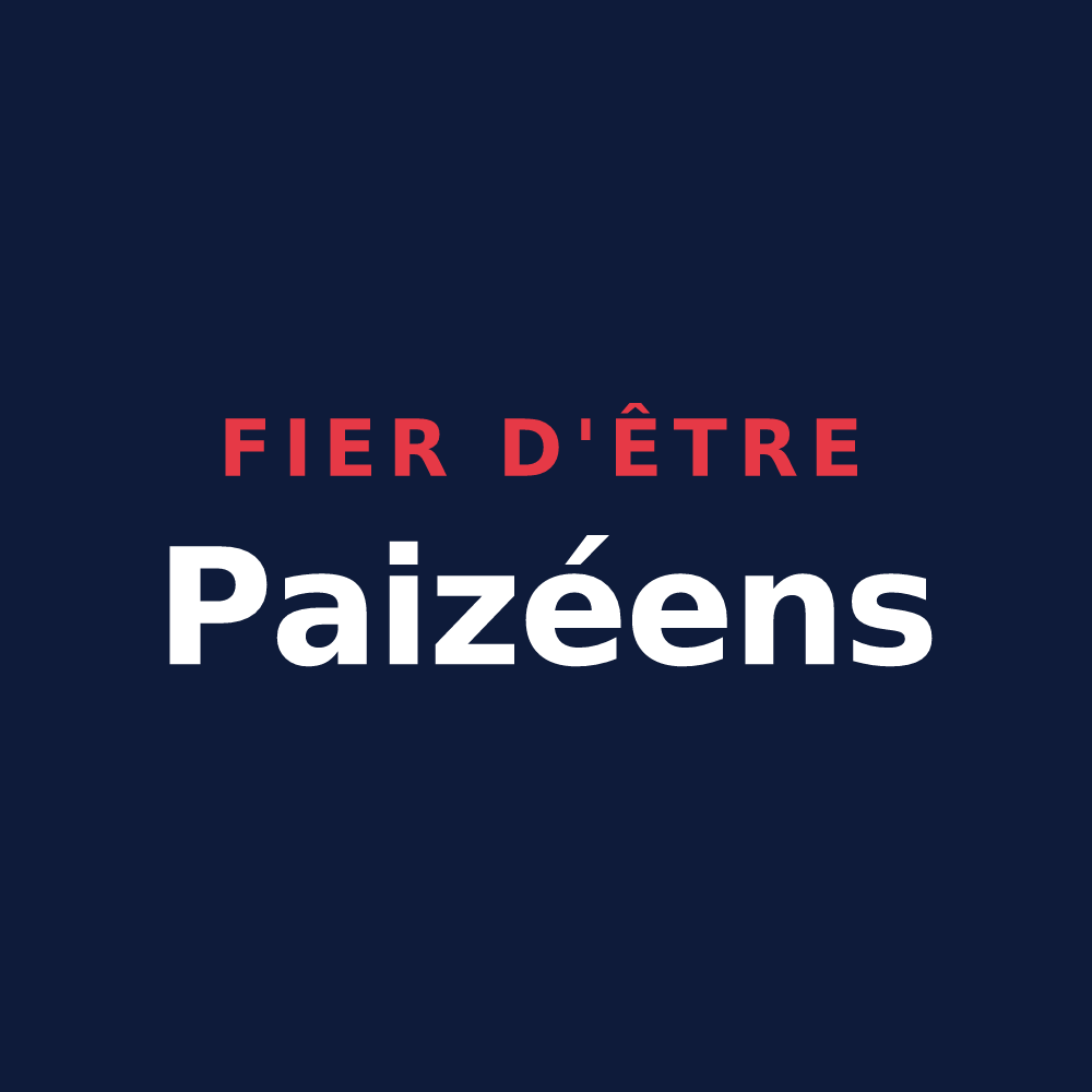 T-shirt « Fier d'être Paizéens » — design pour Paizay-Naudouin-Embourie