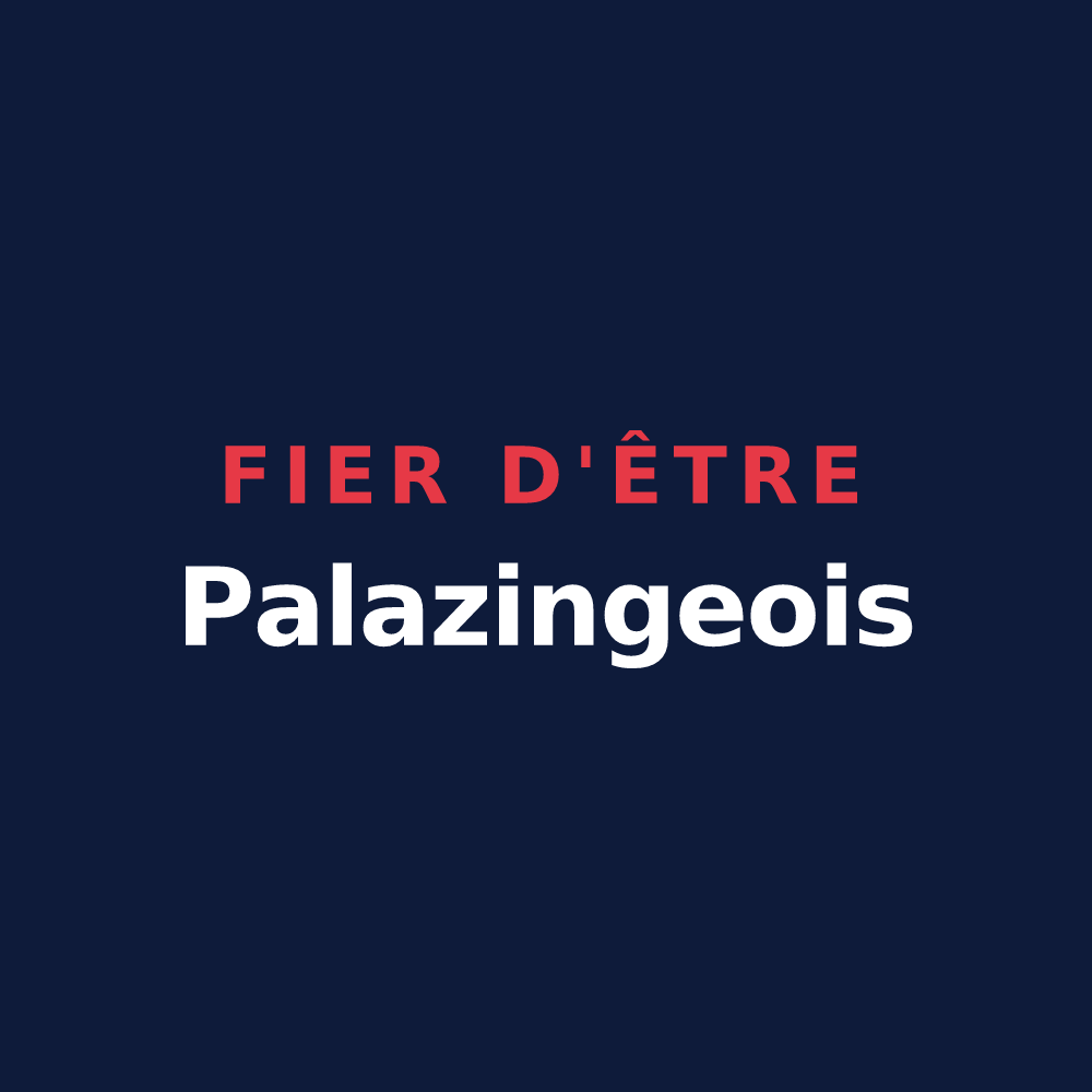 T-shirt « Fier d'être Palazingeois » — design pour Palazinges