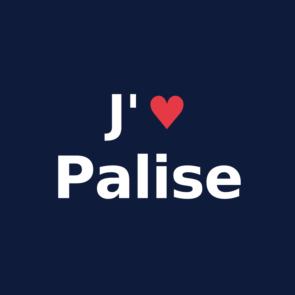 T-shirt personnalisé Palise — design J'aime Palise