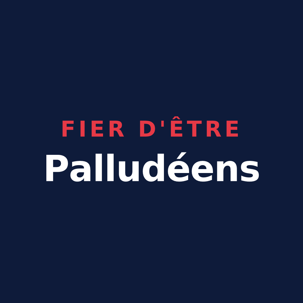 T-shirt « Fier d'être Palludéens » — design pour Palluau-sur-Indre