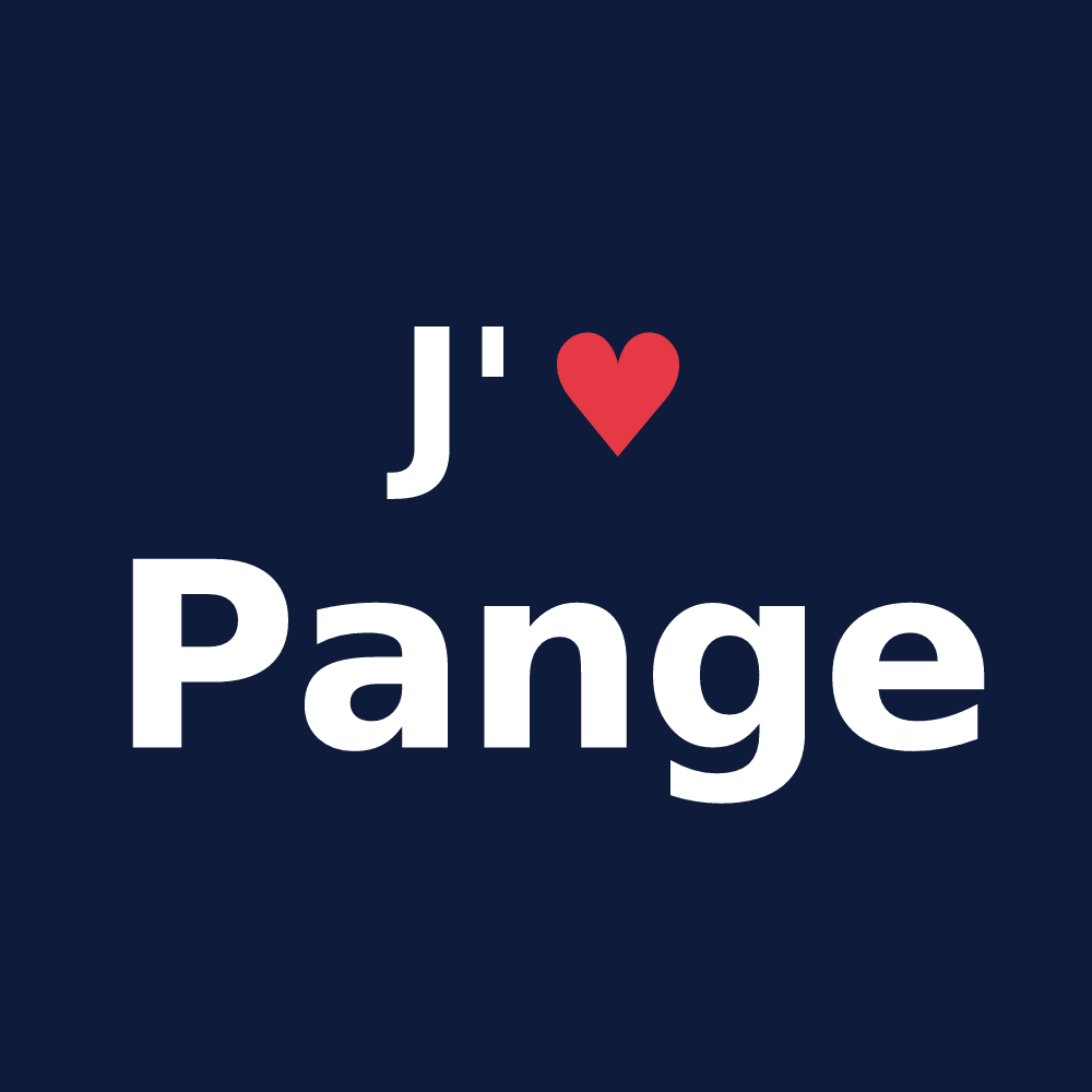 T-shirt personnalisé Pange — design J'aime Pange