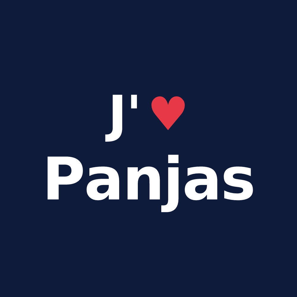 T-shirt personnalisé Panjas — design J'aime Panjas