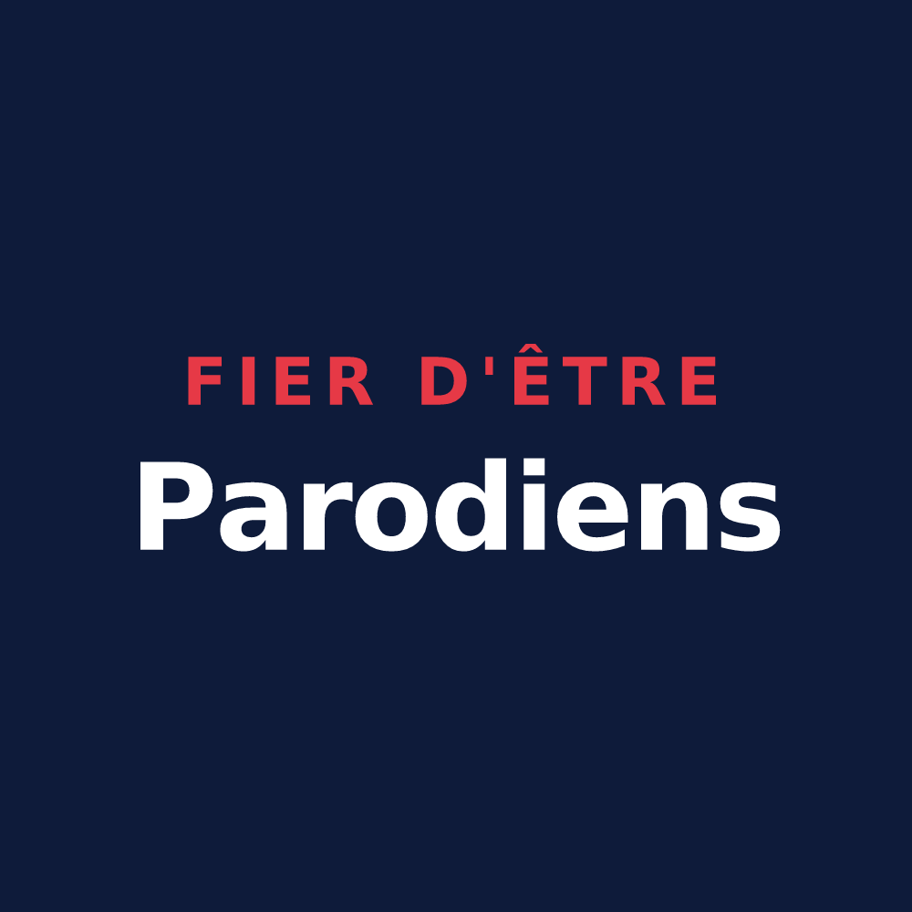 T-shirt « Fier d'être Parodiens » — design pour Paray-le-Monial
