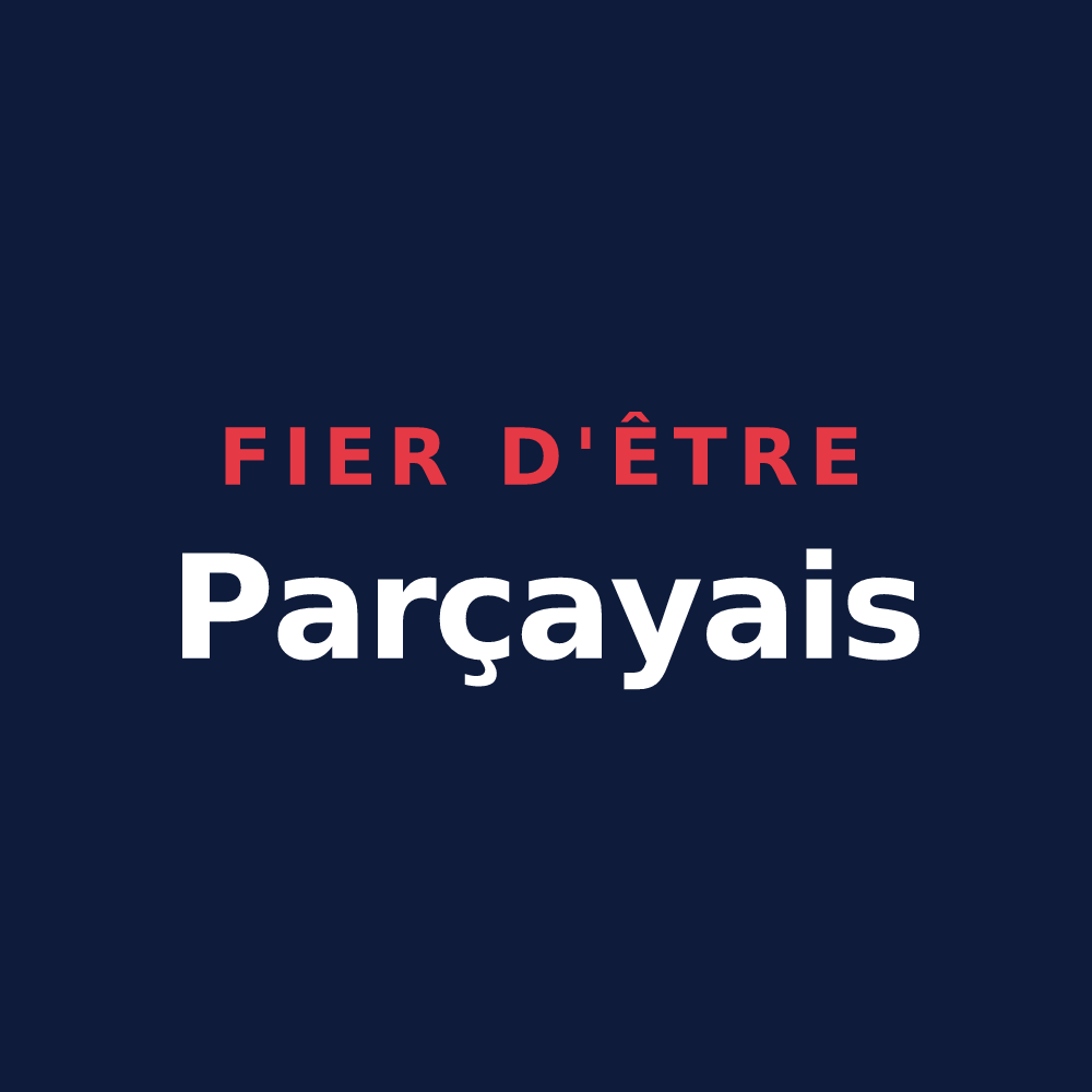 T-shirt « Fier d'être Parçayais » — design pour Parçay-sur-Vienne