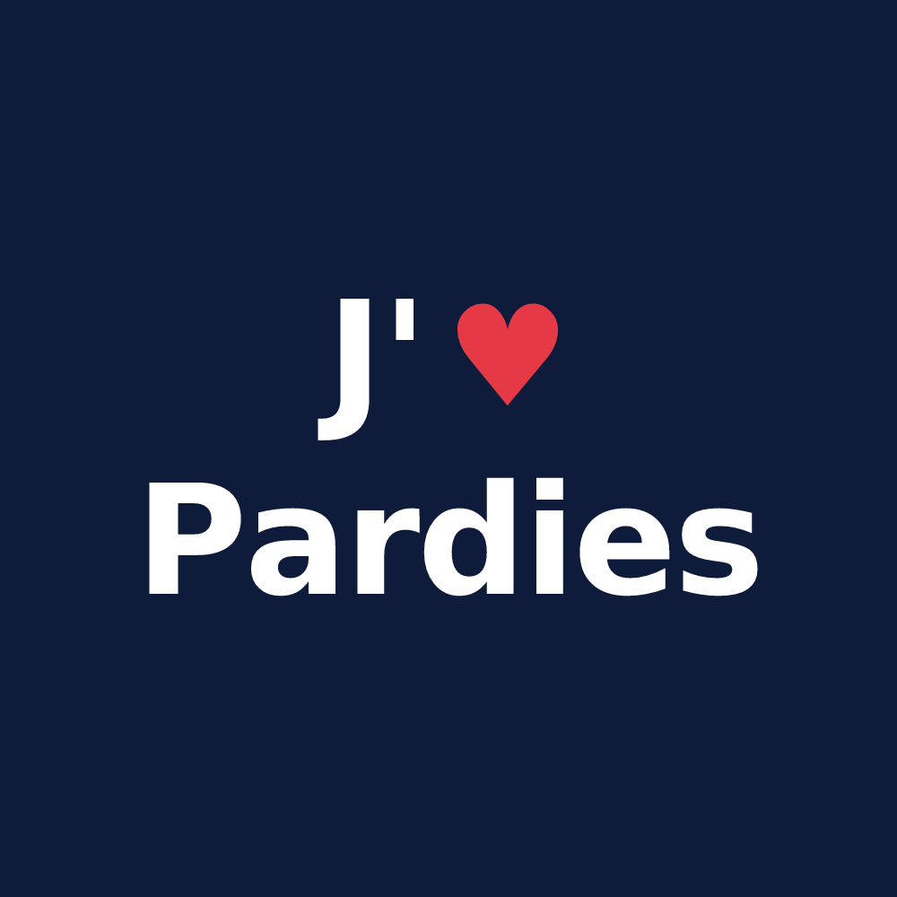 T-shirt personnalisé Pardies — design J'aime Pardies
