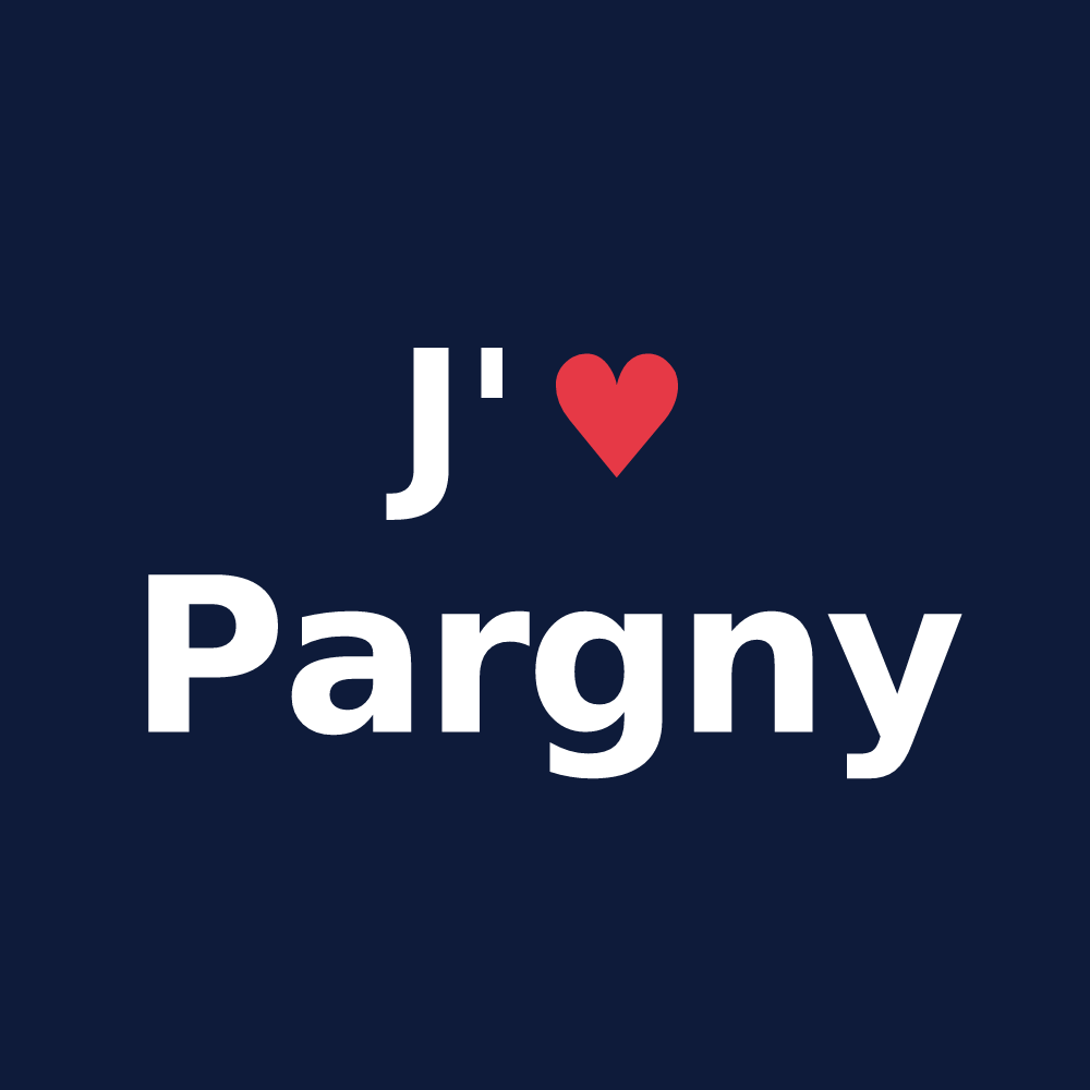 T-shirt personnalisé Pargny — design J'aime Pargny