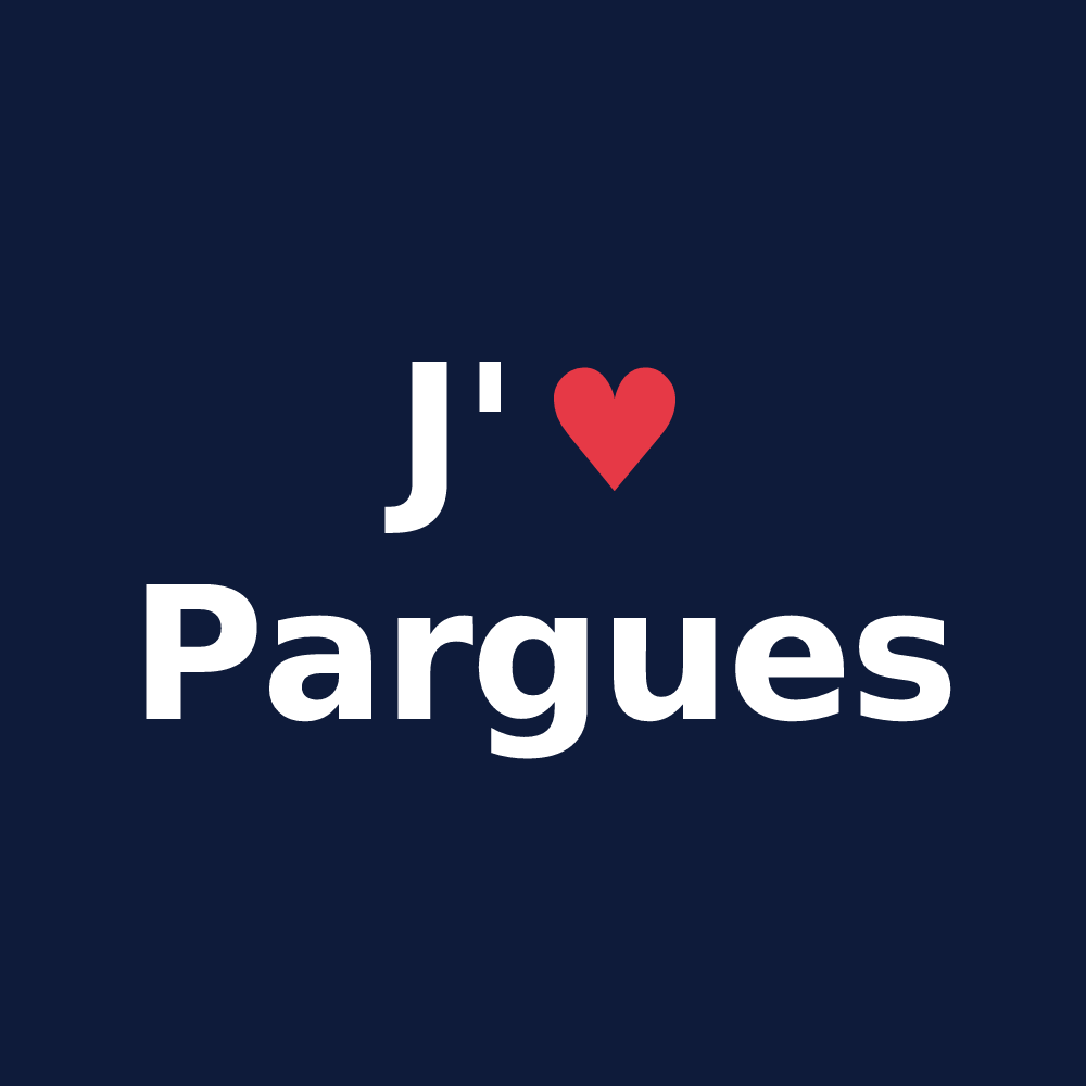 T-shirt personnalisé Pargues — design J'aime Pargues