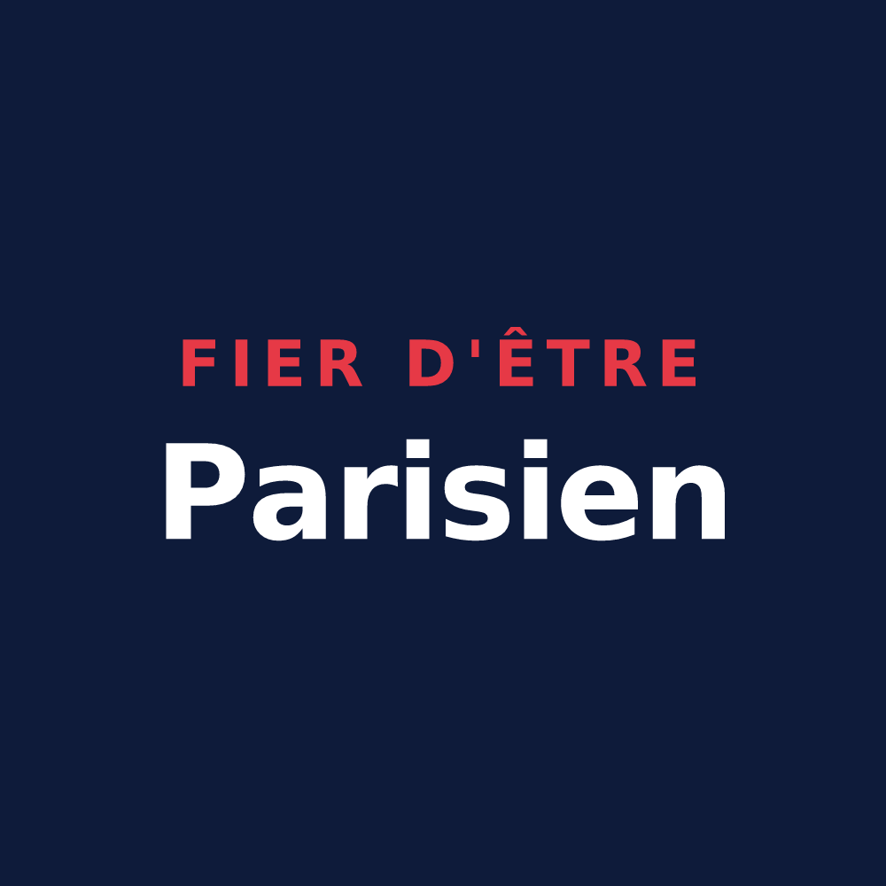 T-shirt « Fier d'être Parisien » — design pour Paris