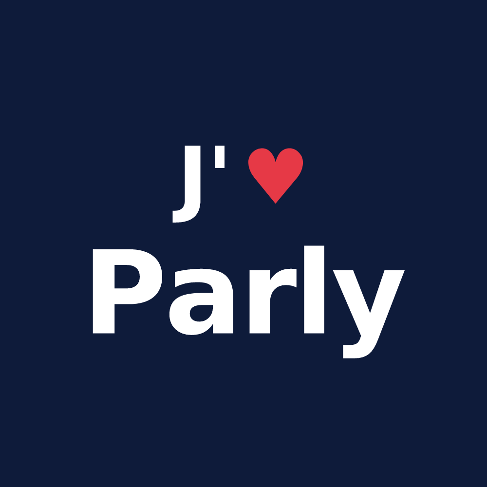 T-shirt personnalisé Parly — design J'aime Parly