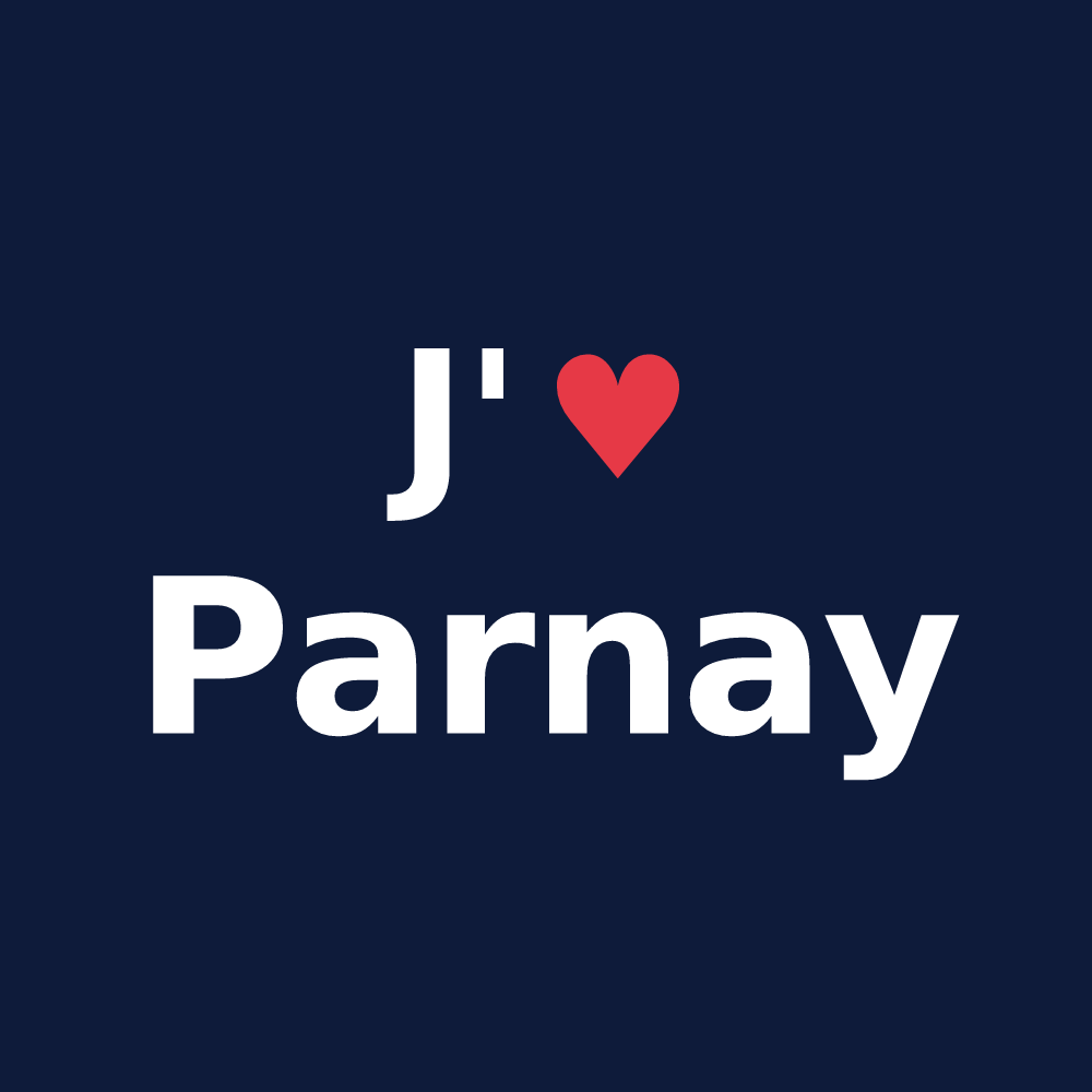 T-shirt personnalisé Parnay — design J'aime Parnay