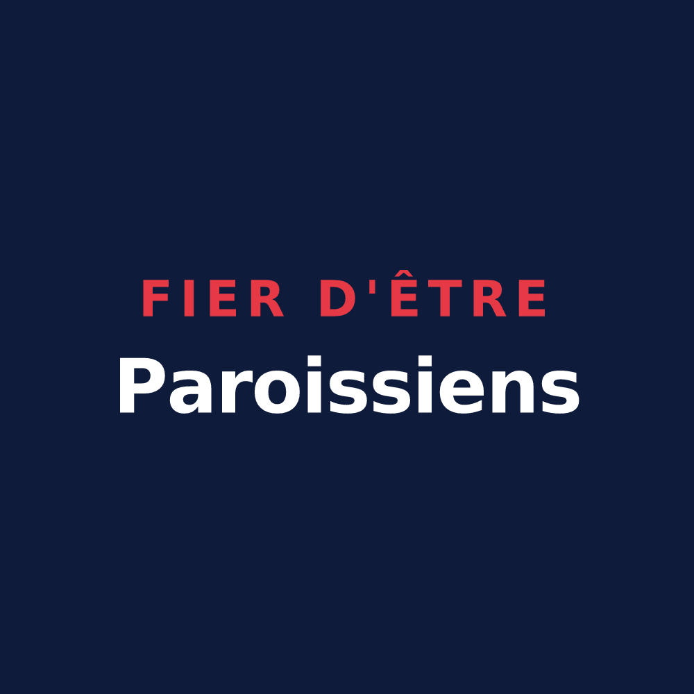 T-shirt « Fier d'être Paroissiens » — design pour Paroy-sur-Saulx