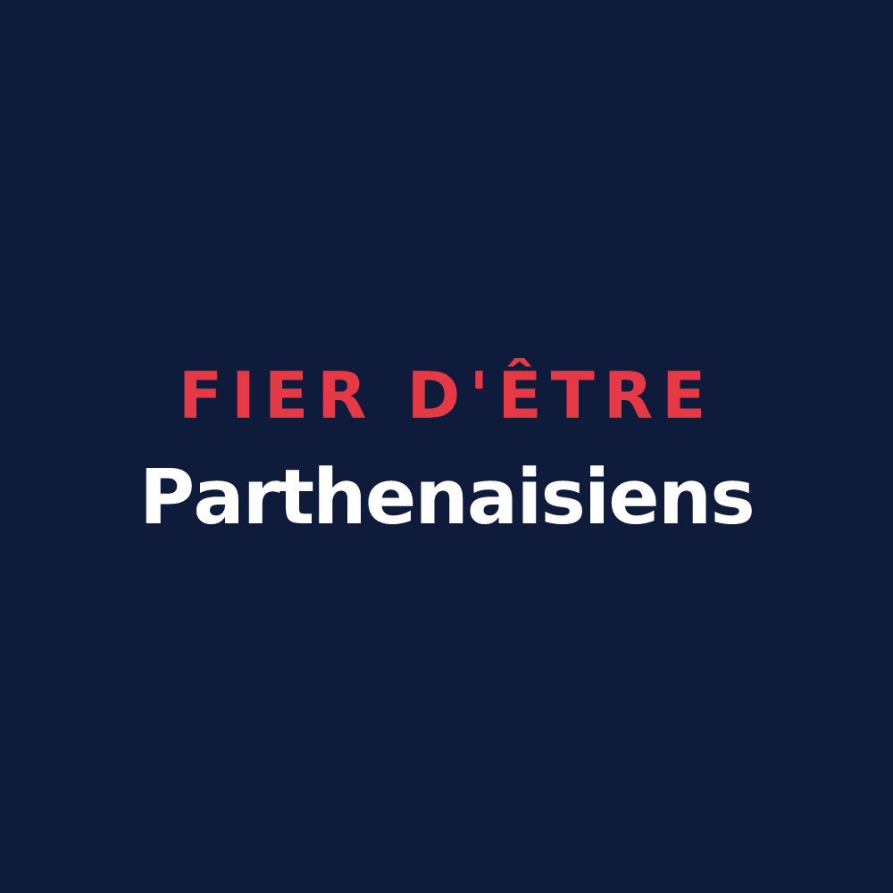 T-shirt « Fier d'être Parthenaisiens » — design pour Parthenay