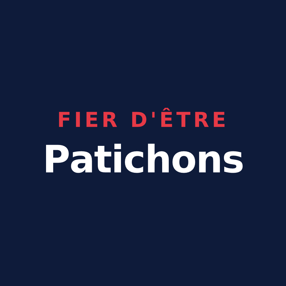 T-shirt « Fier d'être Patichons » — design pour Patay