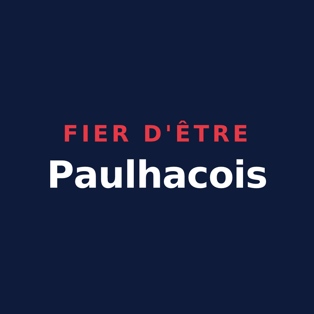 T-shirt « Fier d'être Paulhacois » — design pour Paulhac