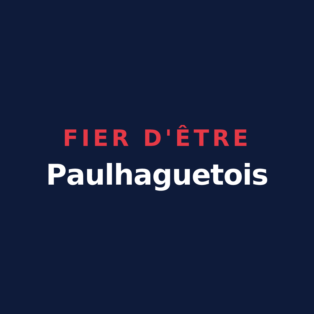 T-shirt « Fier d'être Paulhaguetois » — design pour Paulhaguet