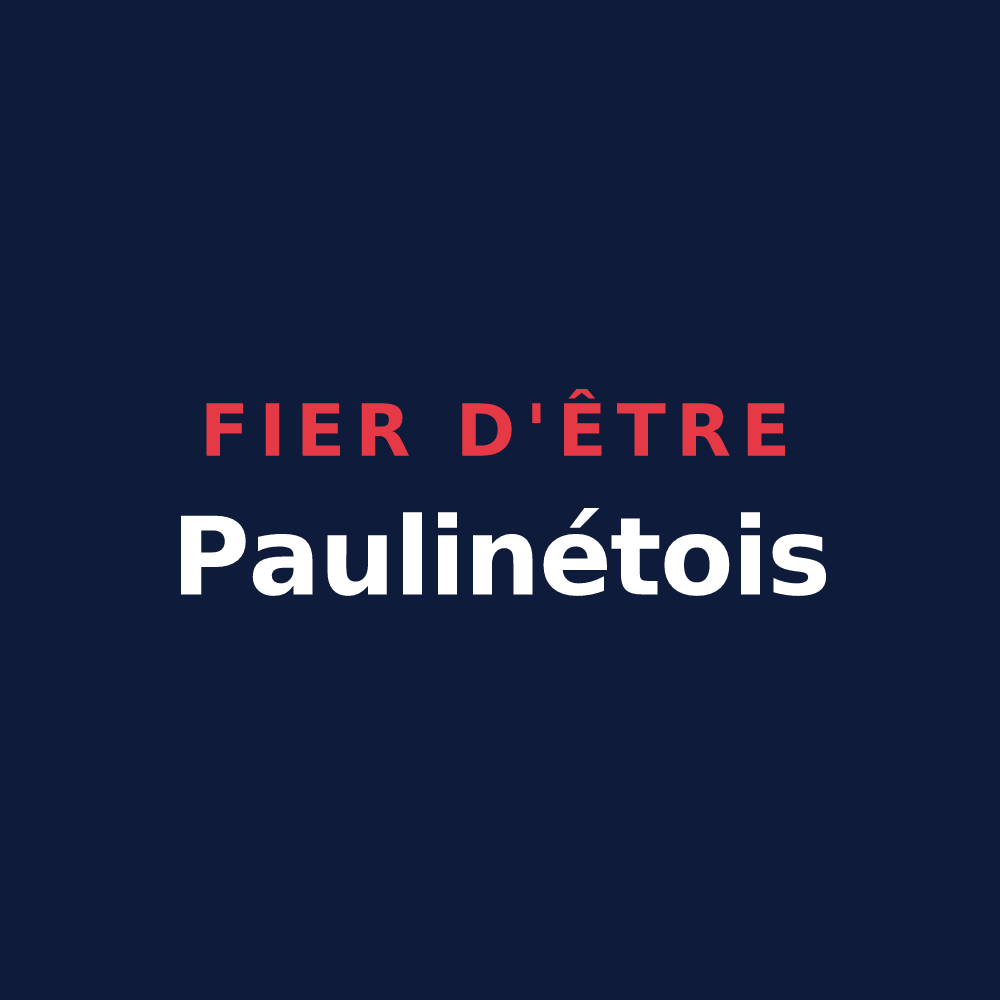 T-shirt « Fier d'être Paulinétois » — design pour Paulinet