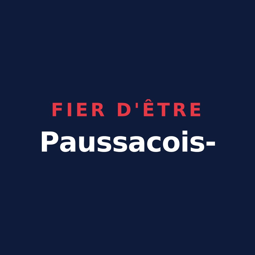 T-shirt « Fier d'être Paussacois- » — design pour Paussac-et-Saint-Vivien