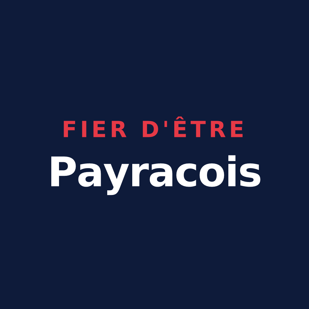 T-shirt « Fier d'être Payracois » — design pour Payrac