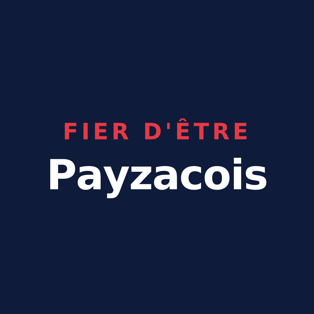 T-shirt « Fier d'être Payzacois » — design pour Payzac