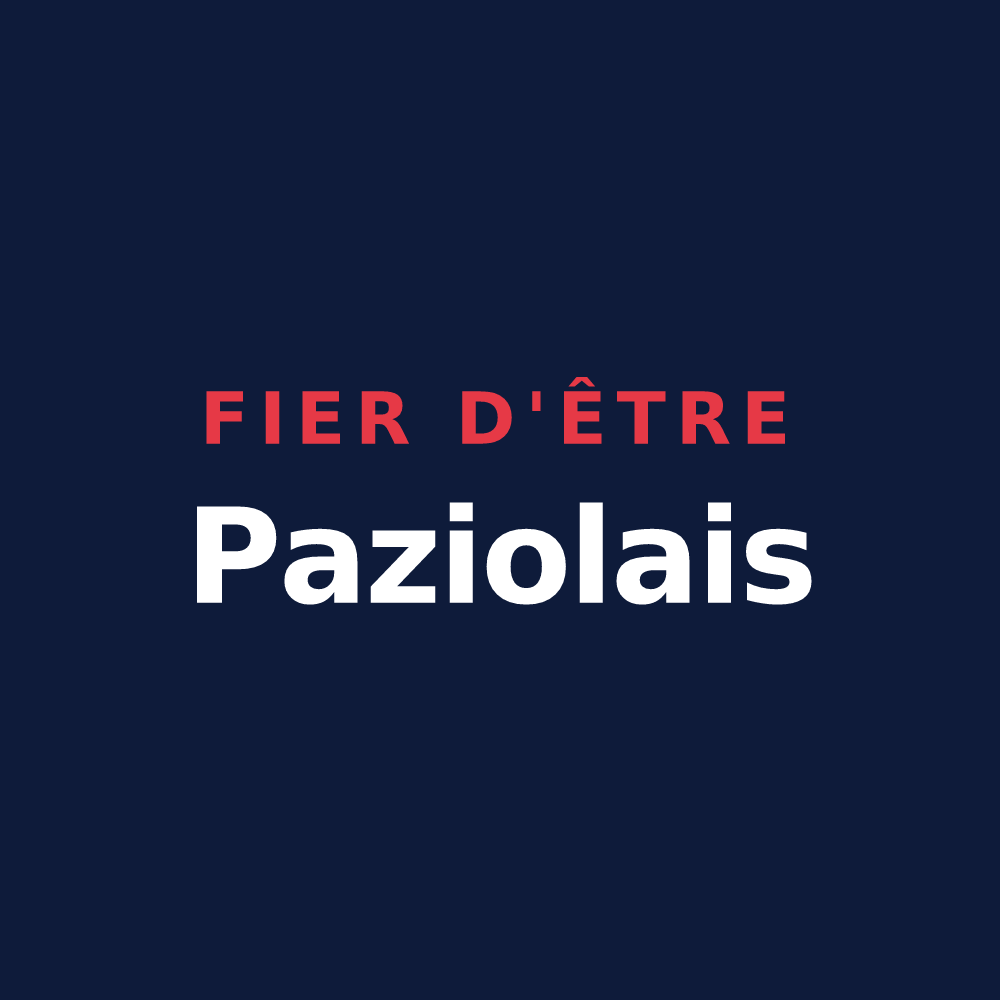 T-shirt « Fier d'être Paziolais » — design pour Paziols