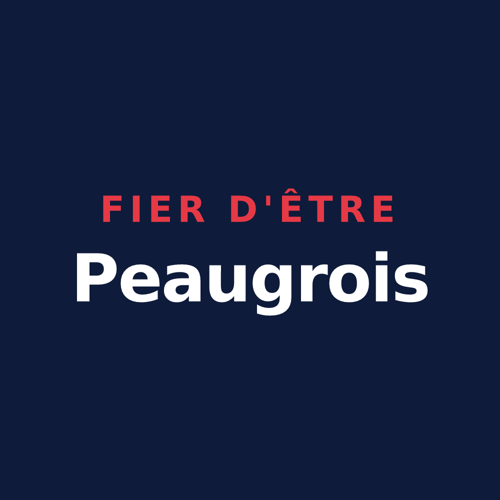 T-shirt « Fier d'être Peaugrois » — design pour Peaugres