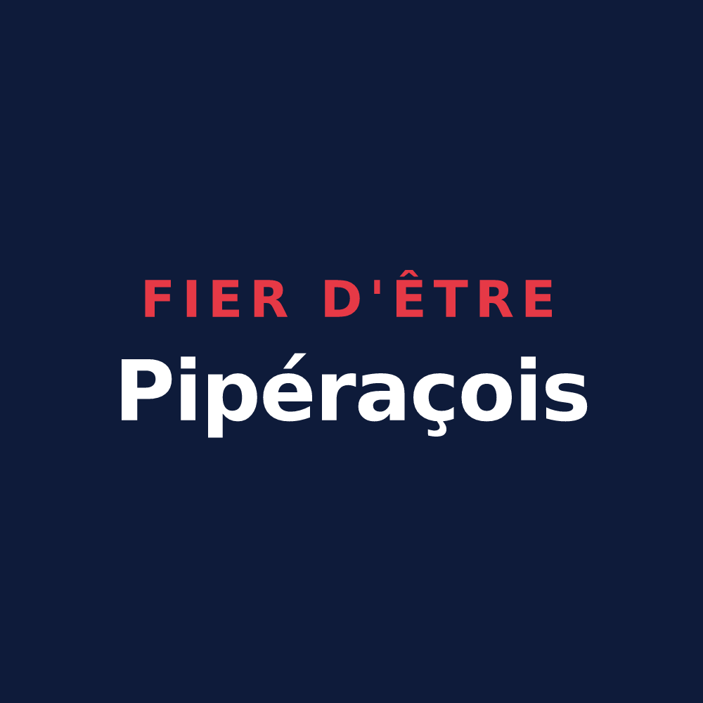 T-shirt « Fier d'être Pipéraçois » — design pour Pébrac