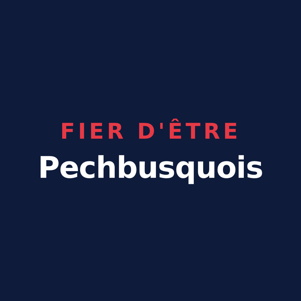 T-shirt « Fier d'être Pechbusquois » — design pour Pechbusque