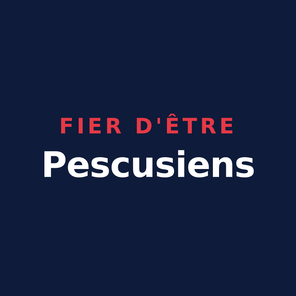 T-shirt « Fier d'être Pescusiens » — design pour Pecqueuse