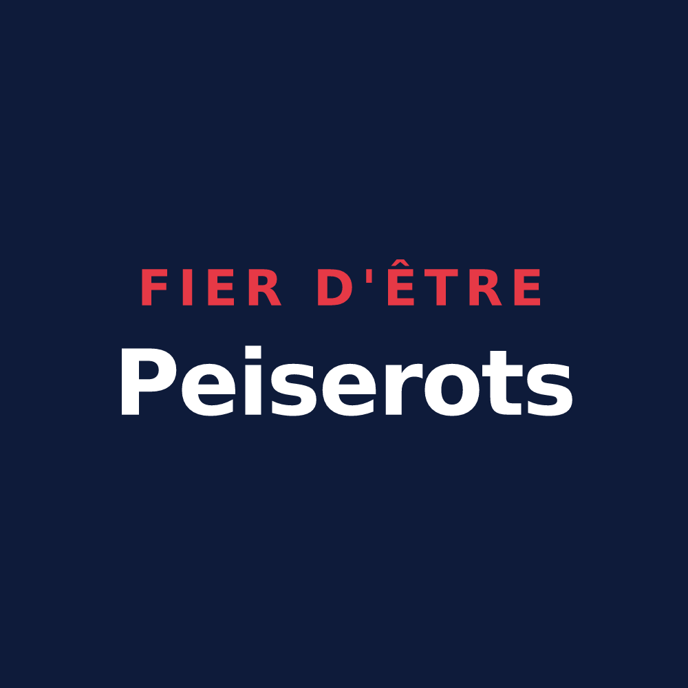 T-shirt « Fier d'être Peiserots » — design pour Peisey-Nancroix