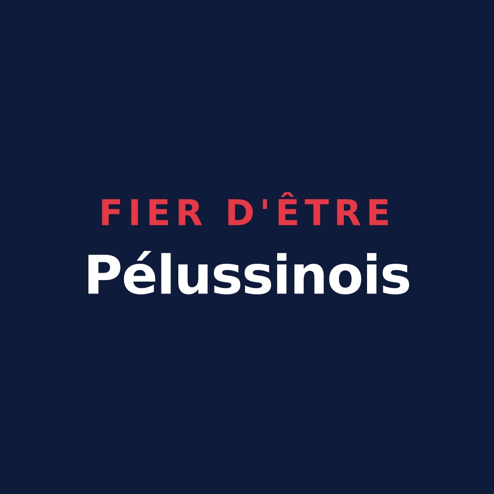 T-shirt « Fier d'être Pélussinois » — design pour Pélussin
