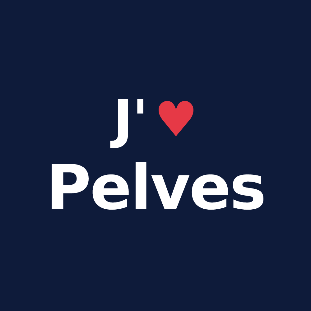T-shirt personnalisé Pelves — design J'aime Pelves