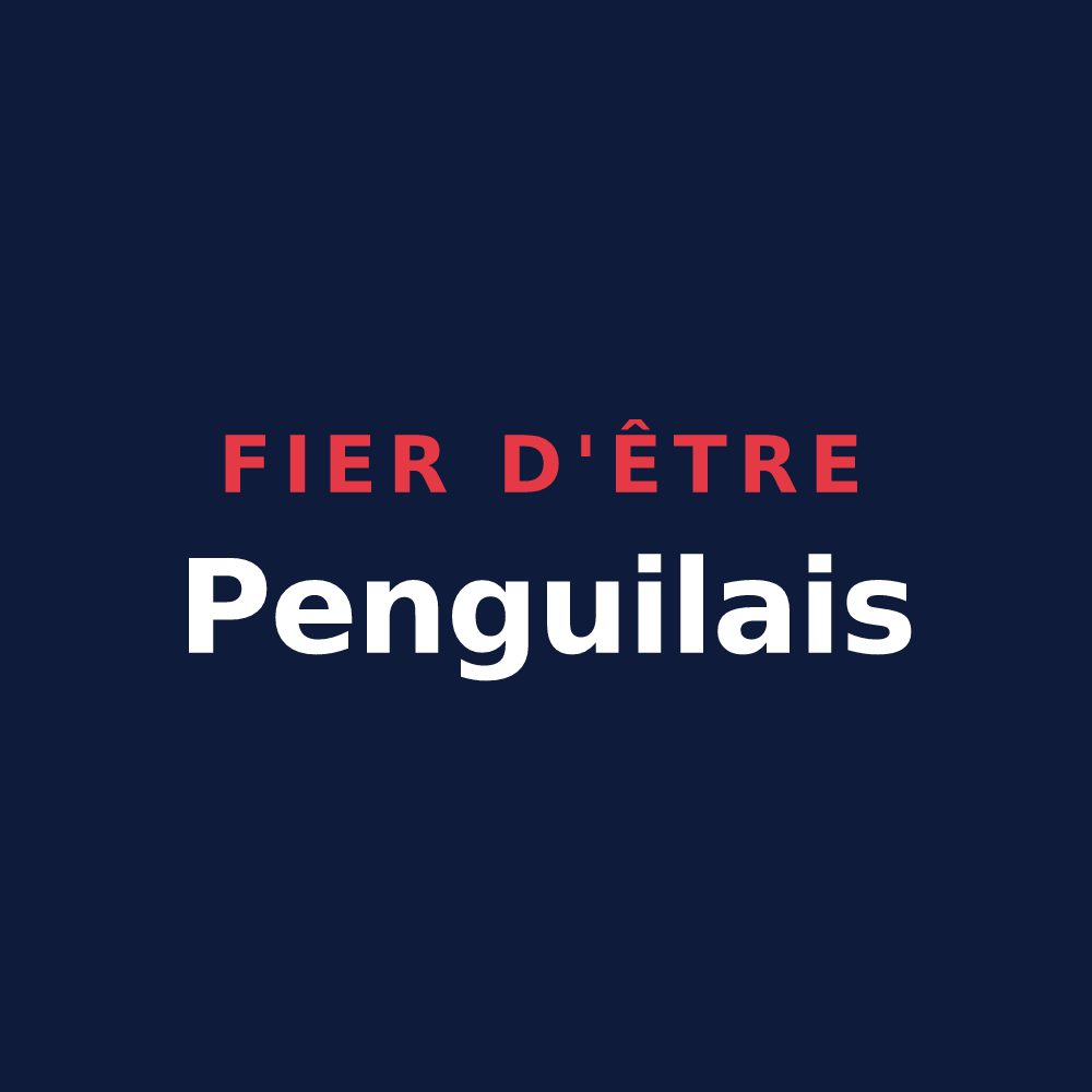 T-shirt « Fier d'être Penguilais » — design pour Penguily