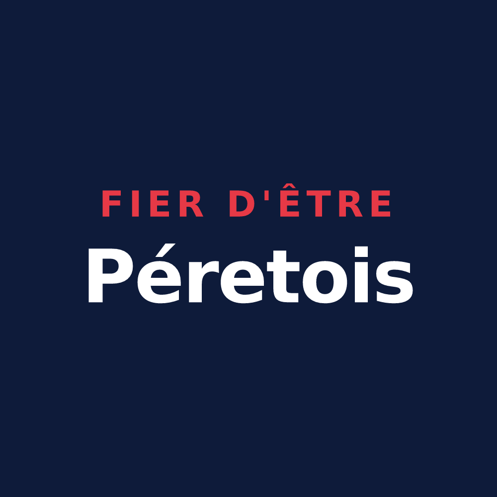 T-shirt « Fier d'être Péretois » — design pour Péret