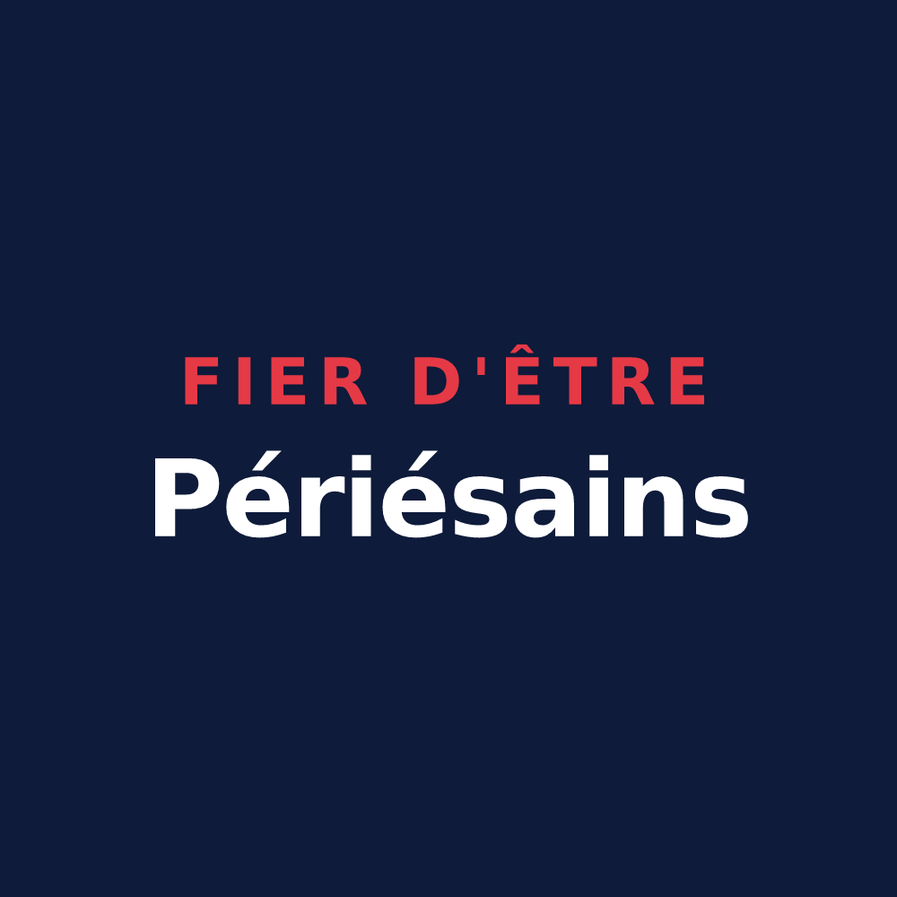 T-shirt « Fier d'être Périésains » — design pour Périers-sur-le-Dan