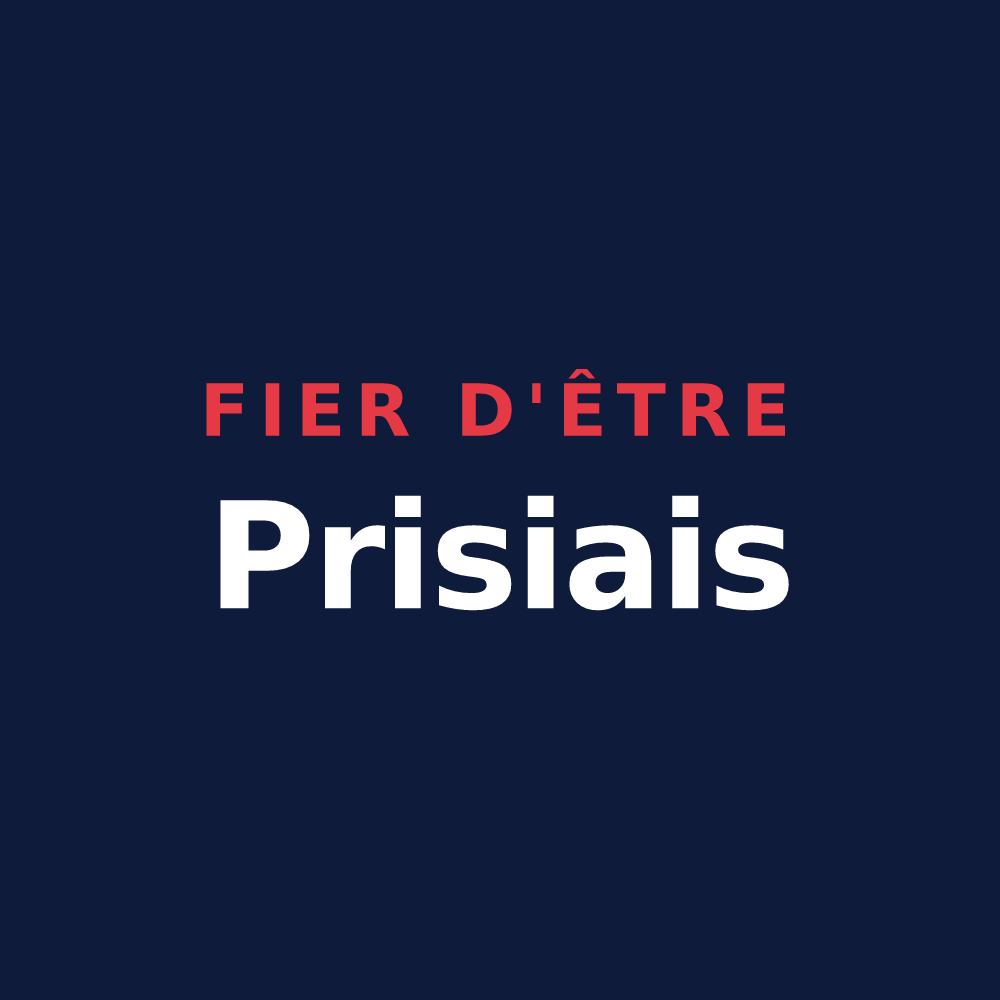 T-shirt « Fier d'être Prisiais » — design pour Périers