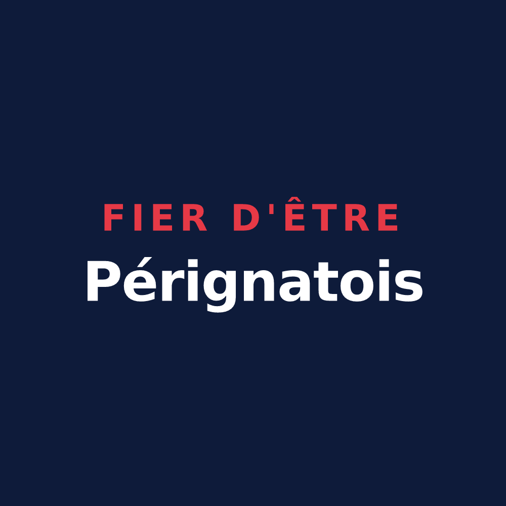 T-shirt « Fier d'être Pérignatois » — design pour Pérignat-lès-Sarliève