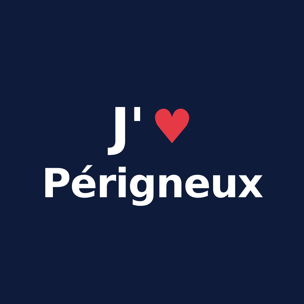 T-shirt personnalisé Périgneux — design J'aime Périgneux