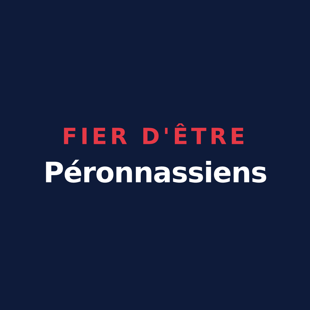 T-shirt « Fier d'être Péronnassiens » — design pour Péronnas