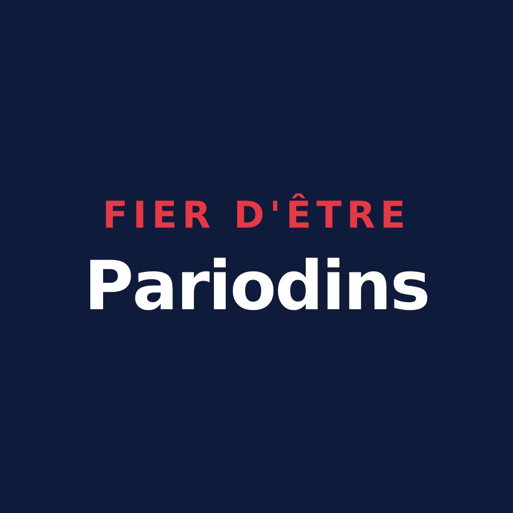 T-shirt « Fier d'être Pariodins » — design pour Perreux