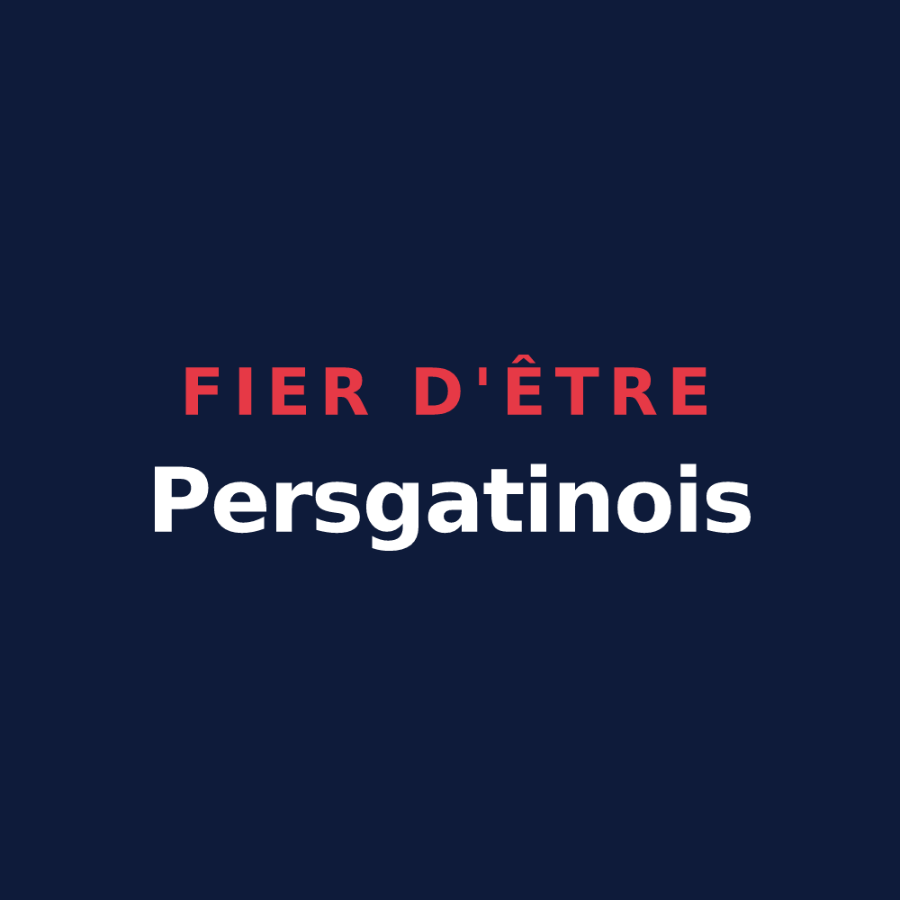 T-shirt « Fier d'être Persgatinois » — design pour Pers-en-Gâtinais