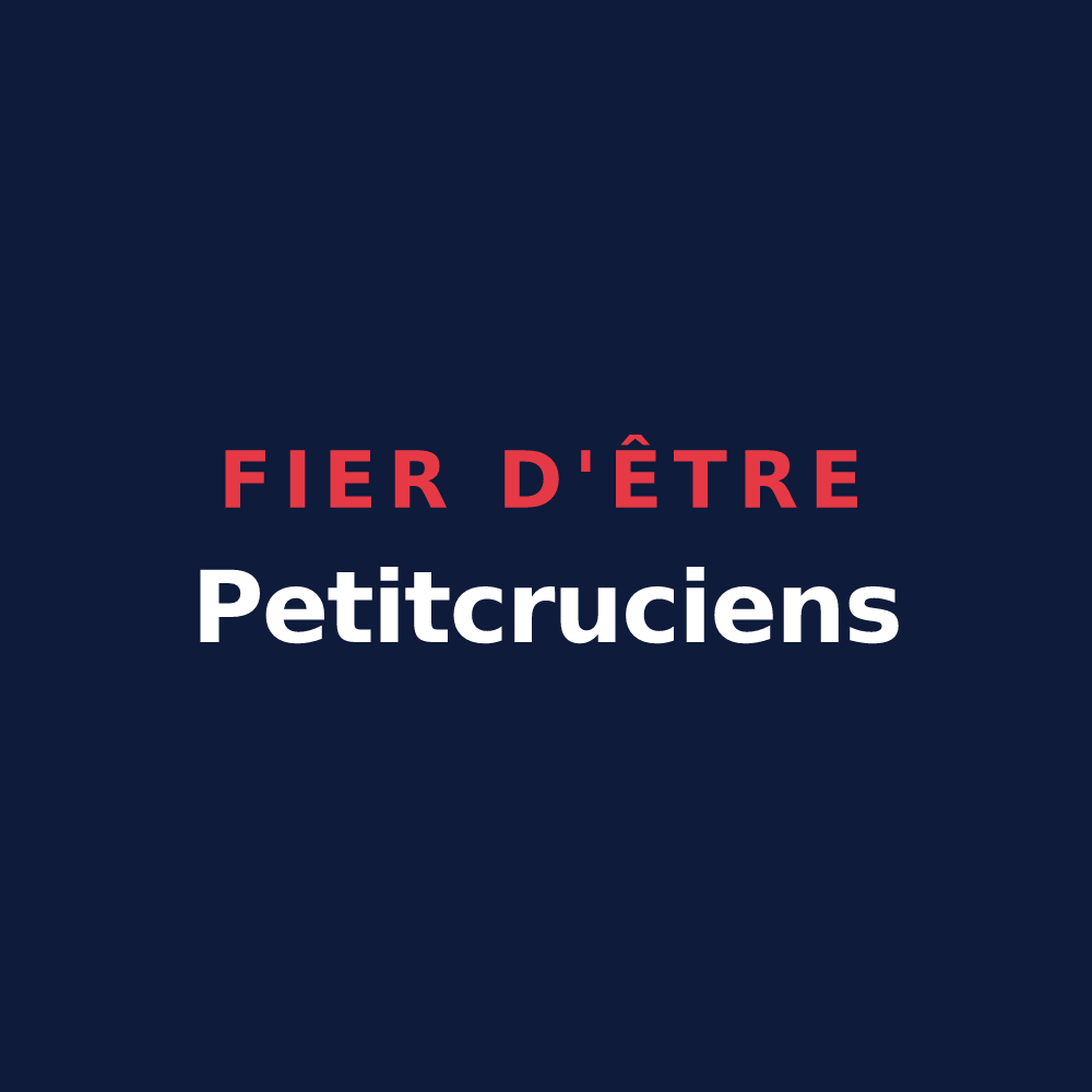T-shirt « Fier d'être Petitcruciens » — design pour Petit-Croix